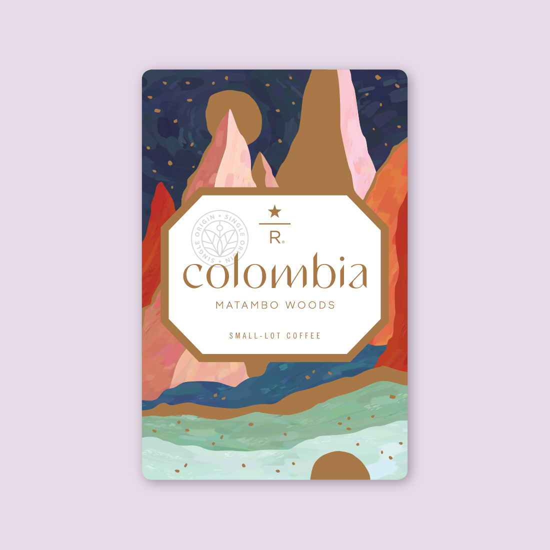 Coffee card illustration for COLOMBIA MATAMBO WOODS