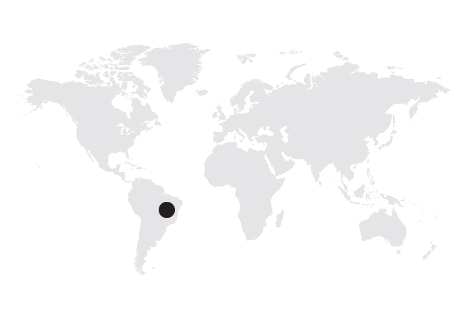 Map image of Brazil