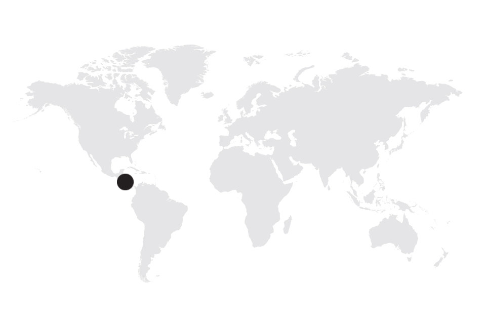 Map image of Costa Rica